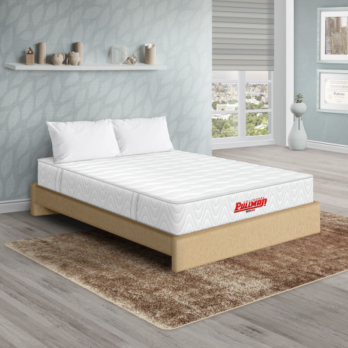 Colchón Ecopack + Base Cama + Almohada