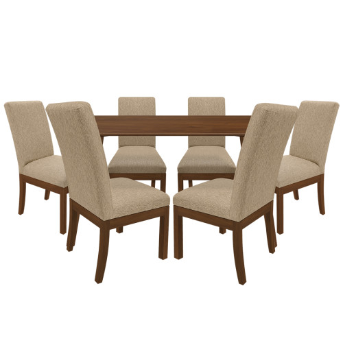 Juego de Comedor 6P (140) Cris Danny 6 Sillas