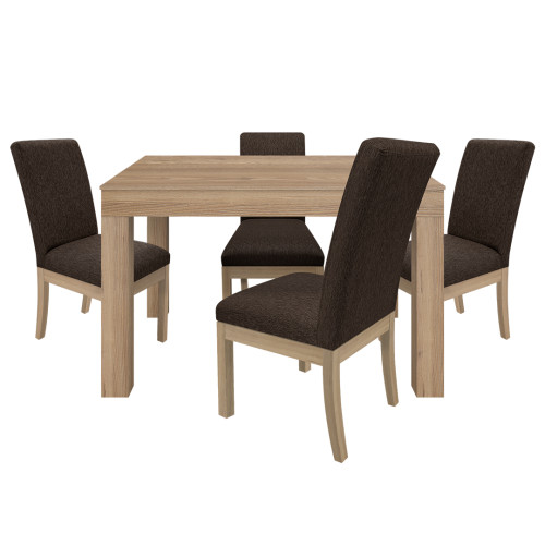 Juego de Comedor 4P (120) Italia Danny 4 Sillas