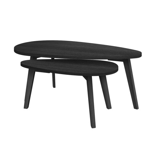 Combo Sofá Ariel + Poltrona Montecarlo + Mesa de Centro Anidada Julie + Tapete Fluffy Mediano