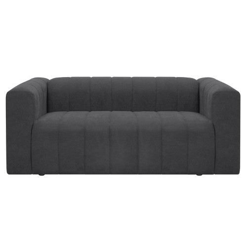 Combo Sofá Ariel + Poltrona Montecarlo + Mesa de Centro Anidada Julie + Tapete Fluffy Mediano