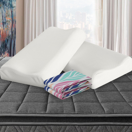 Combo 2 Almohadas Viscofoam Cervical + Fundas