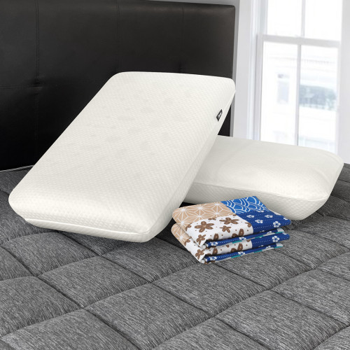 Combo 2 Almohadas Multifuncional + Fundas