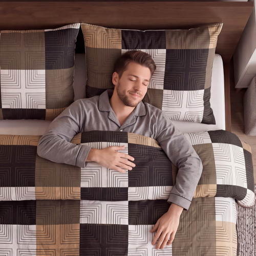 Juego Forro Duvet Sábana Disperso
