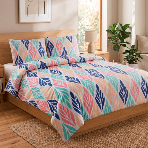 Juego Forro Duvet Sábana Disperso