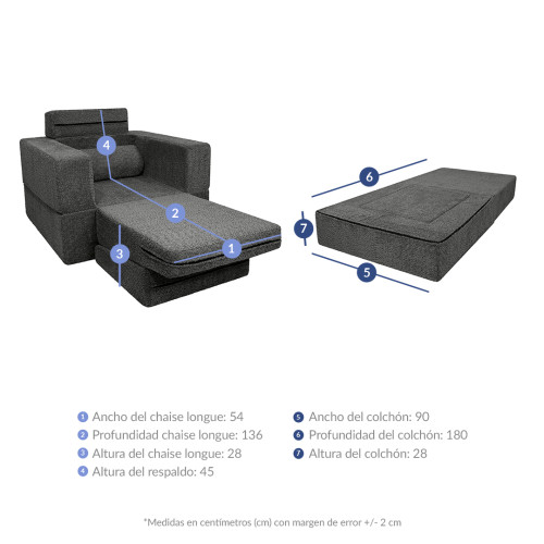 Silla Cama Monique
