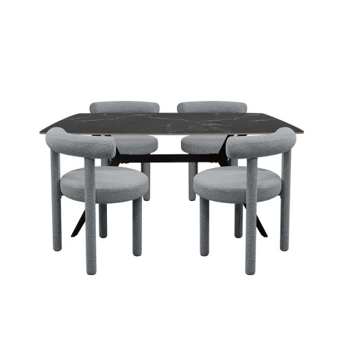 Juego de Comedor 4P (160) Tivoli Arka 4 Sillas