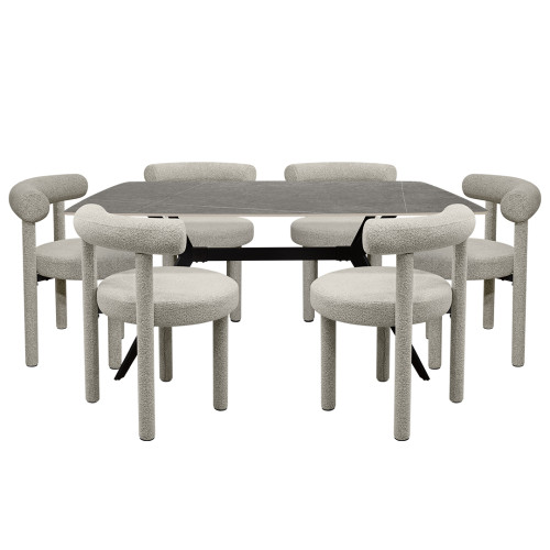 Juego de Comedor 6P (160) Tivoli Arka 6 Sillas