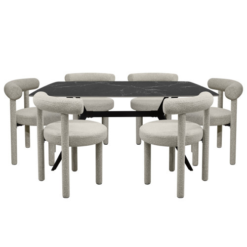 Juego de Comedor 6P (160) Tivoli Arka 6 Sillas