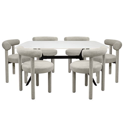 Juego de Comedor 6P (160) Tivoli Arka 6 Sillas