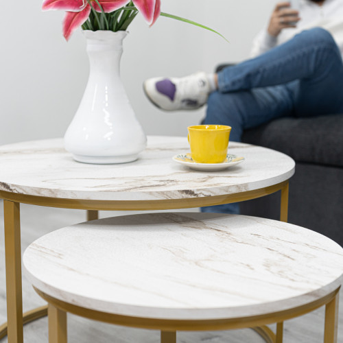 Mesa de Centro Anidada Luna