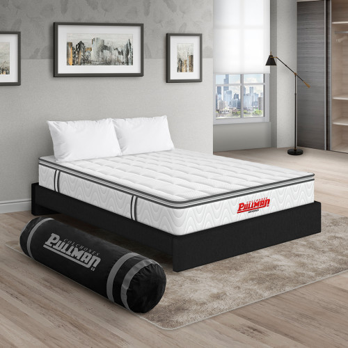 Colchón Orthopack BTU + Base Cama + Almohada