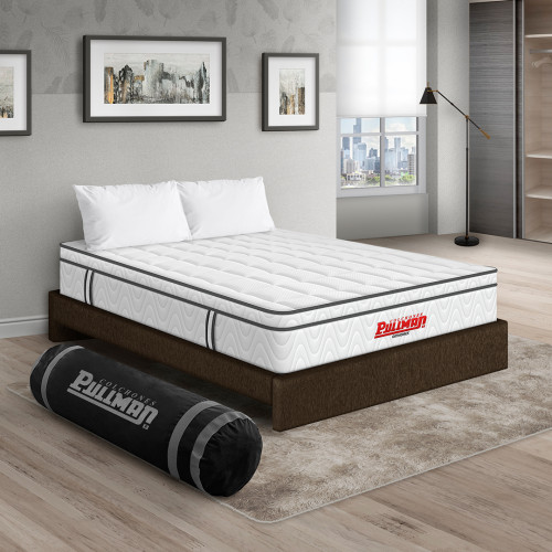 Colchón Orthopack Euro U + Base Cama + Almohada