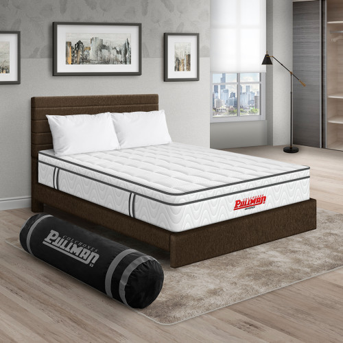 Colchón Orthopack Euro U + Cama Leo + Almohada