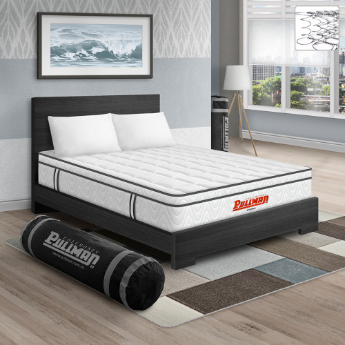 Colchón Orthopack Euro U + Cama TPM + Almohada