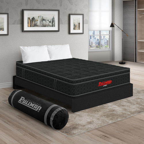 Colchón Orthopack Euro + Base Cama + Almohada