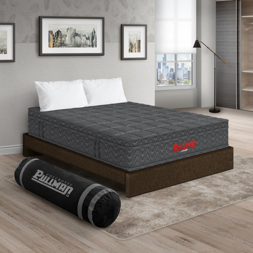 Colchón Orthopack Euro + Base Cama + Almohada