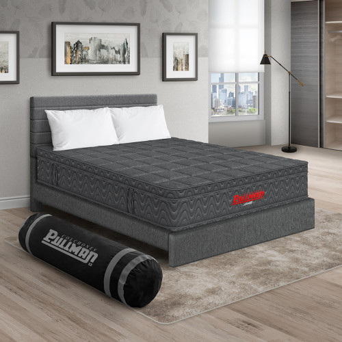 Colchón Orthopack Euro + Cama Leo + Almohada