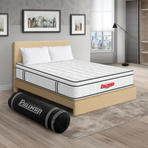 Colchón Orthopack Euro + Cama Leo + Almohada