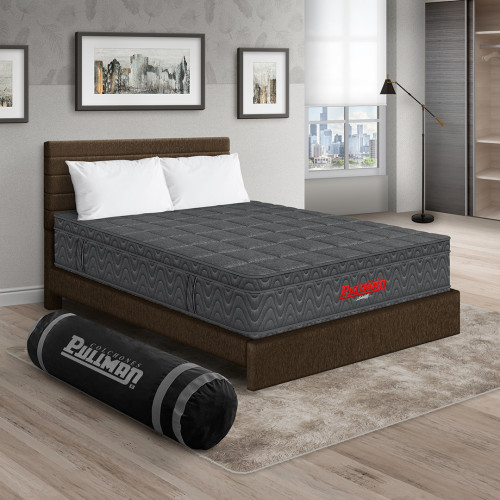 Colchón Orthopack Euro + Cama Leo + Almohada