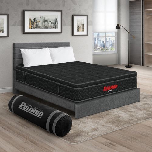 Colchón Orthopack Euro + Cama Leo + Almohada