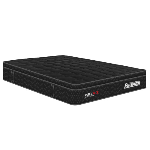 Colchón Pullpack Euro U + Base Cama + Almohada