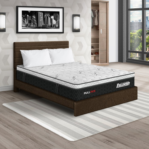 Colchón Pullpack Euro U + Cama Leo + Almohada