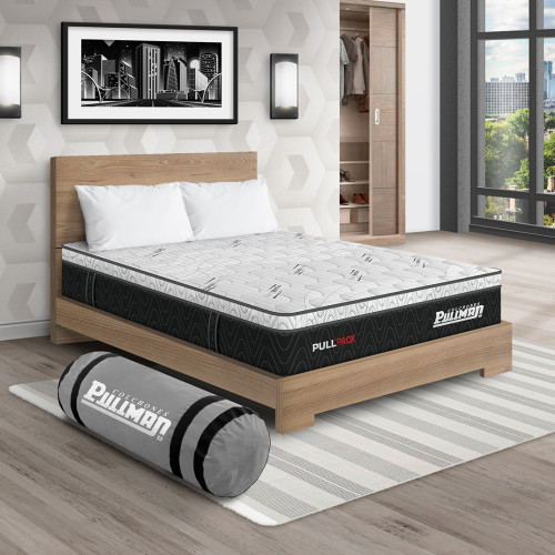 Colchón Pullpack Euro U + Cama TPM + Almohada