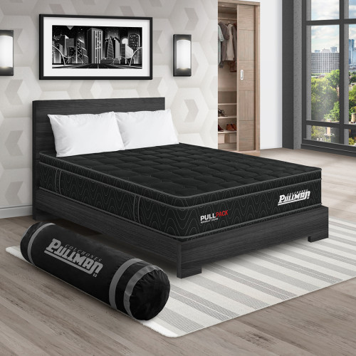 Colchón Pullpack Euro + Cama TPM + Almohada
