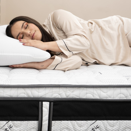 Colchón Superpullman Euro U + Base Cama + Almohada