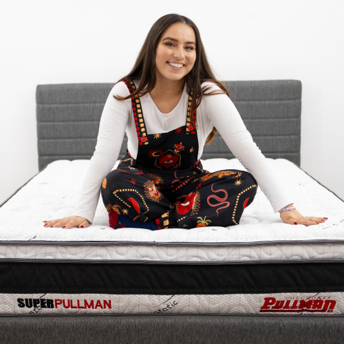 Colchón Superpullman Euro U + Cama Leo + Almohada