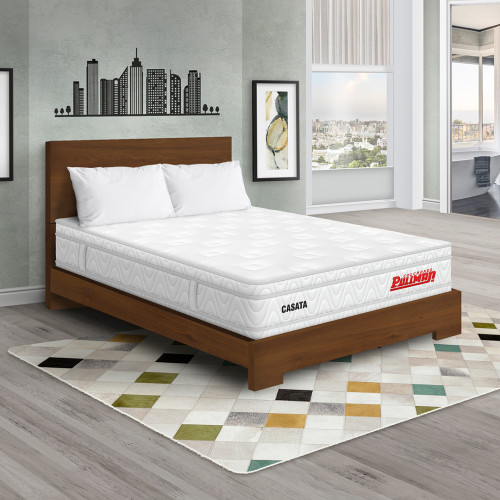 Colchón Casata Euro + Cama TPM + Almohada