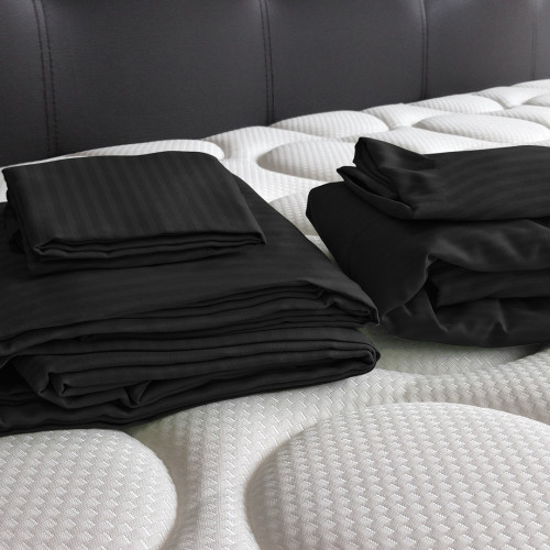 Combo Plumón Deluxe + Jgo Forro Duvet Sábana Hotelero