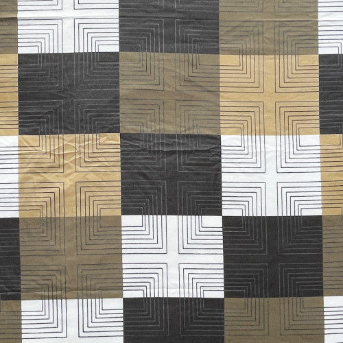 Combo Protector Impermeable + Jgo de Sábanas Disperso