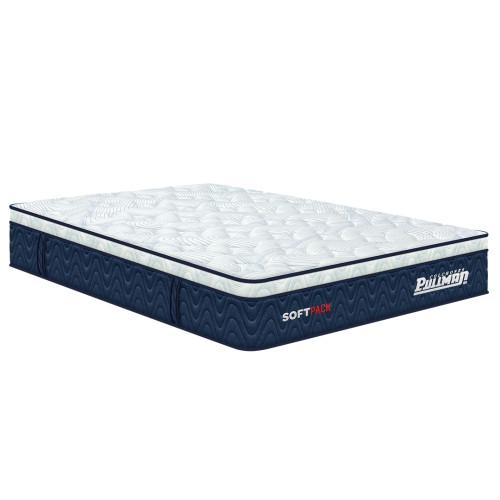 Colchón Softpack + Cama Leo + Almohada