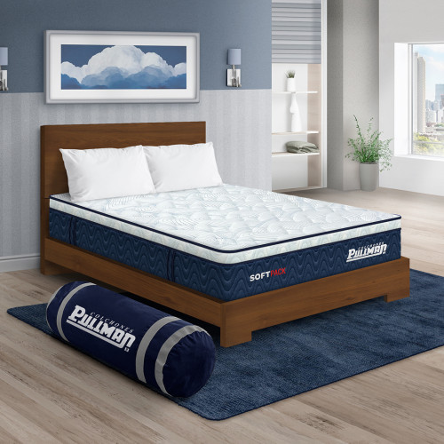 Colchón Softpack + Cama TPM + Almohada