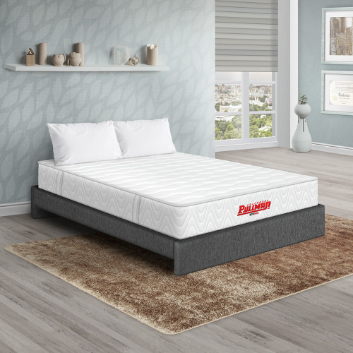 Colchón Ecopack + Base Cama + Almohada