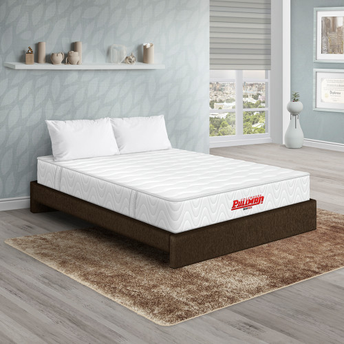 Colchón Ecopack + Base Cama + Almohada