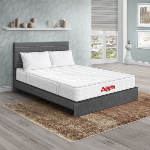 Colchón Ecopack + Cama Leo + Almohada