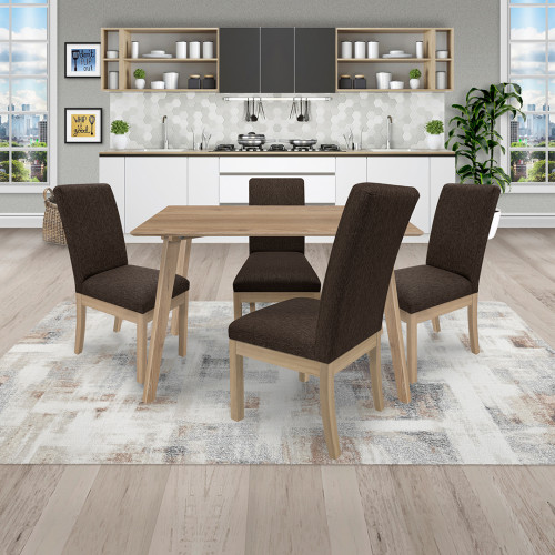 Juego de Comedor 4P (120) Cris Danny 4 Sillas