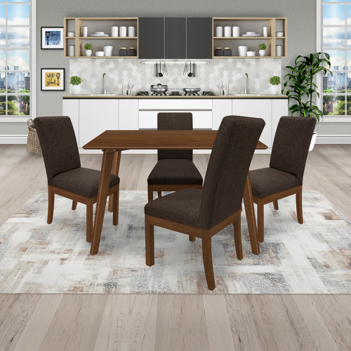 Juego de Comedor 4P (120) Cris Danny 4 Sillas