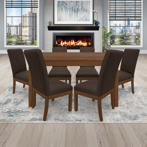 Juego de Comedor 6P (140) Italia Danny 6 Sillas