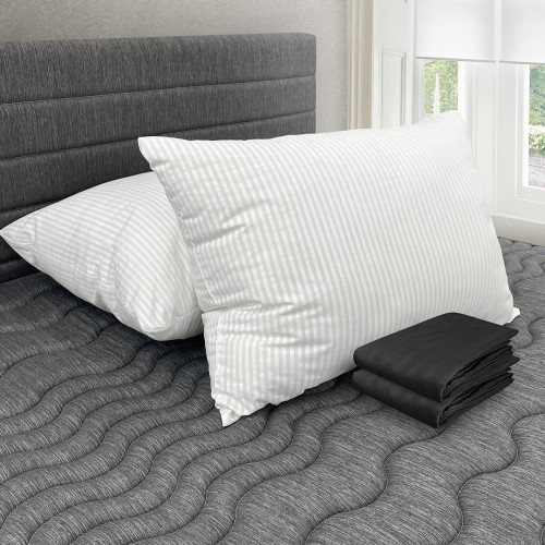 Combo 2 Almohadas Polycotton + Fundas