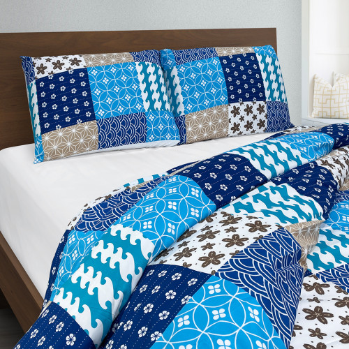 Juego Forro Duvet Sábana Disperso