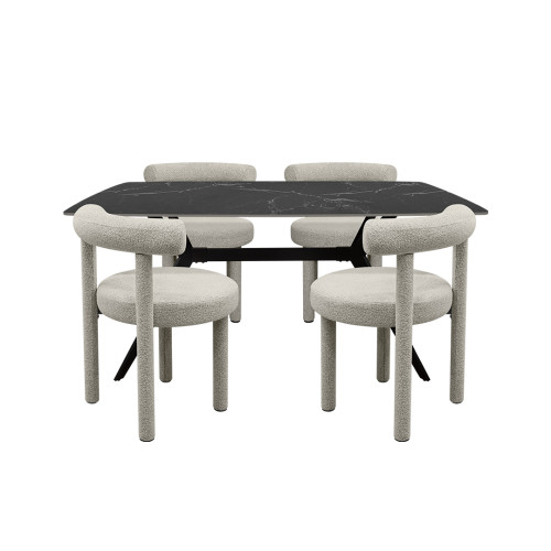 Juego de Comedor 4P (160) Tivoli Arka 4 Sillas